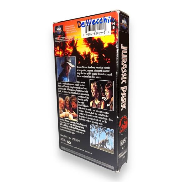 Jurassic Park 1994 VHS - Picture 2 of 4